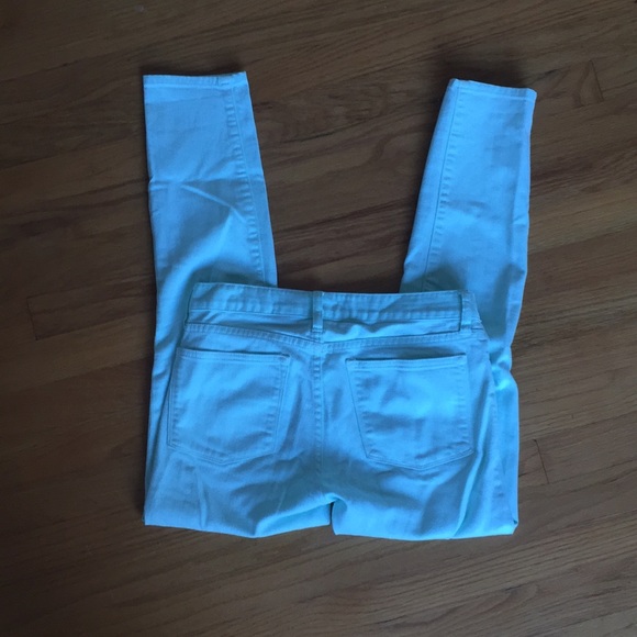 Mint green skinny stretch J crew pants - Picture 4 of 6